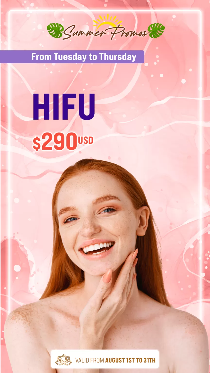 Tratamiento HIFU Rostro Completo en Vive Medical Spa