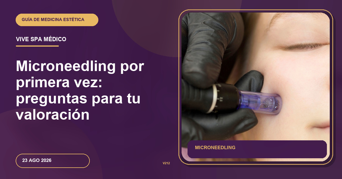 Microneedling por primera vez: preguntas para tu valoración