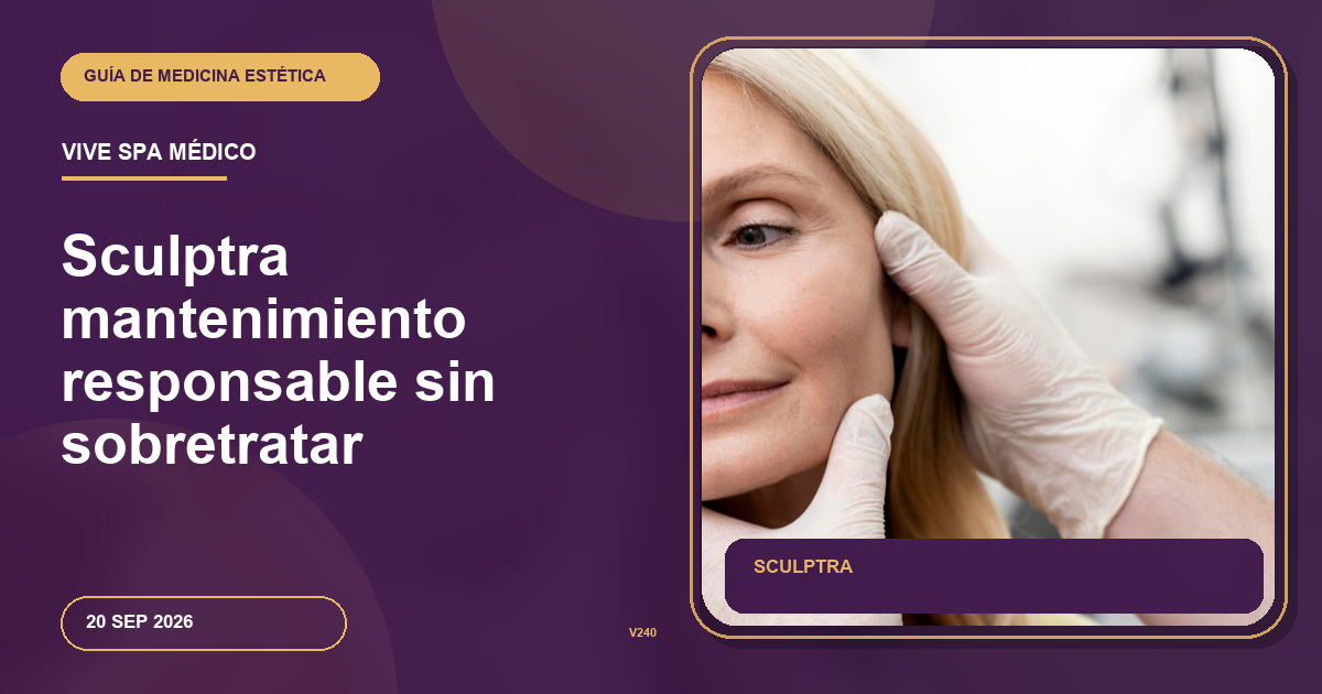 Sculptra mantenimiento responsable sin sobretratar