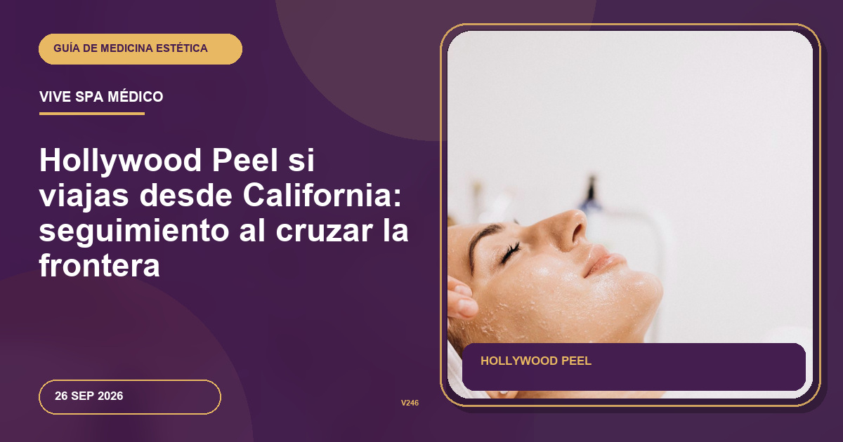 Hollywood Peel si viajas desde California: seguimiento al cruzar la frontera