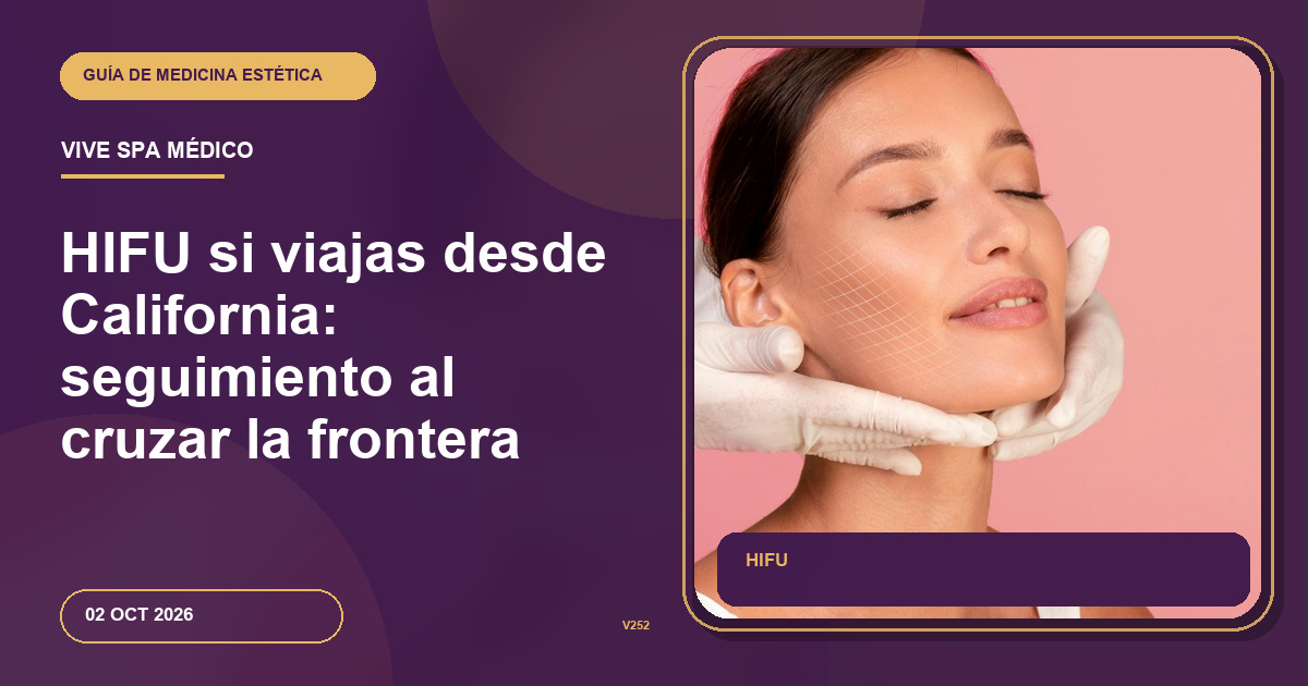 HIFU si viajas desde California: seguimiento al cruzar la frontera