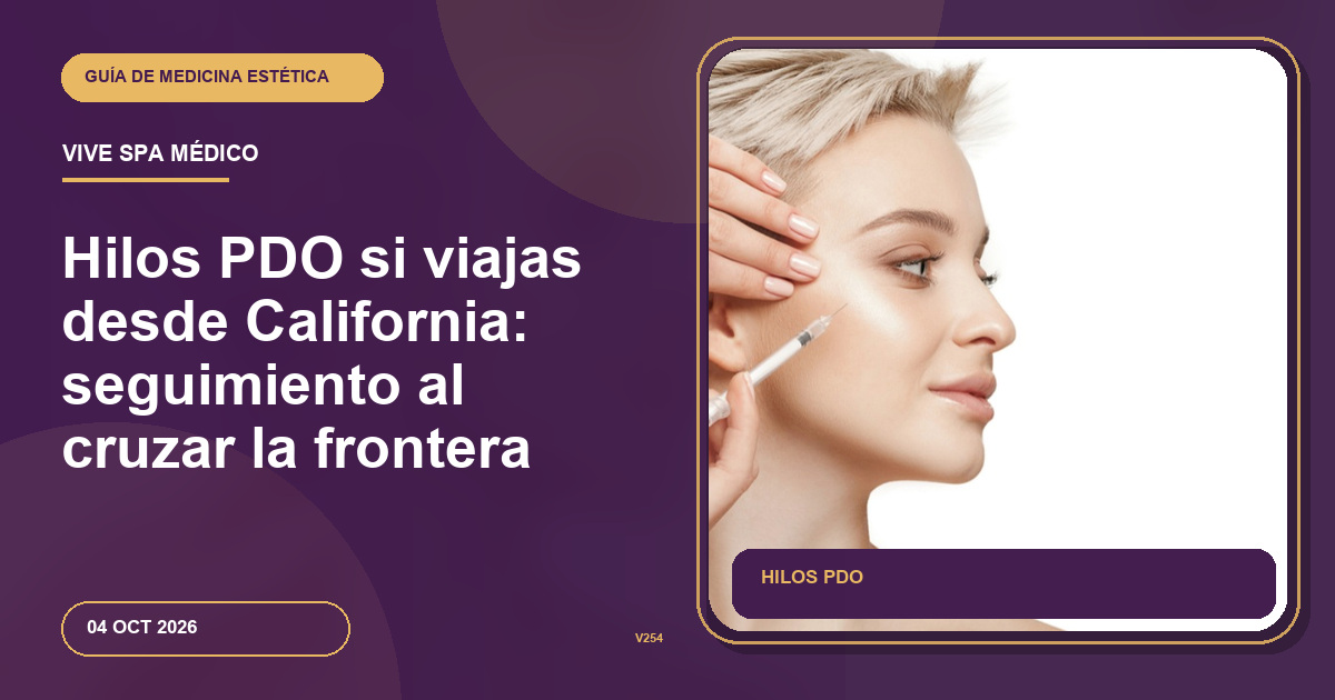 Hilos PDO si viajas desde California: seguimiento al cruzar la frontera